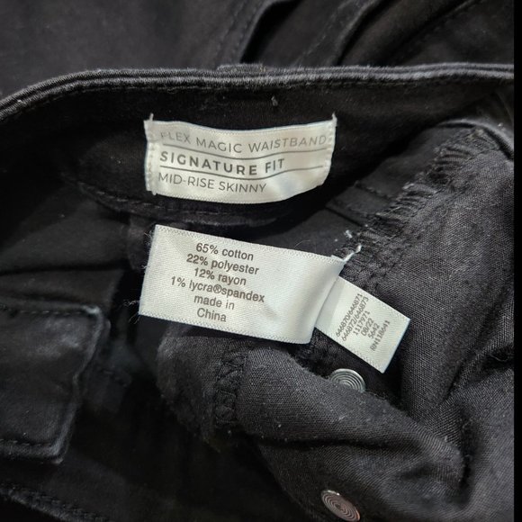 Lane Bryant Mid Rise Flex Magic Waistband Signature Fit Denim Skinny Jean 22 - Picture 6 of 7